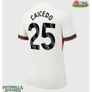 Chelsea Moises Caicedo #25 Bortatröja Kvinnor 2025-26 Kortärmad